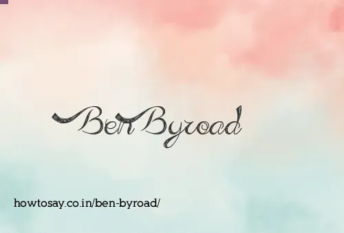 Ben Byroad