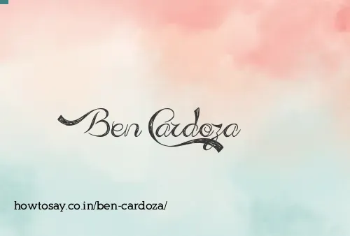 Ben Cardoza