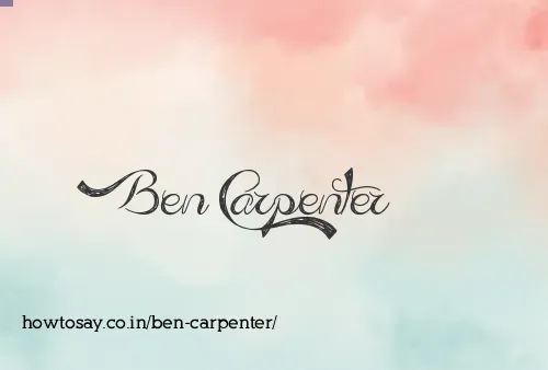 Ben Carpenter