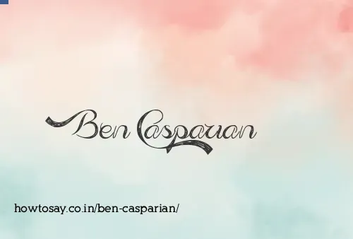 Ben Casparian
