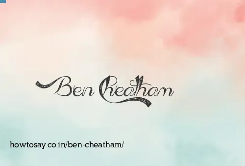 Ben Cheatham