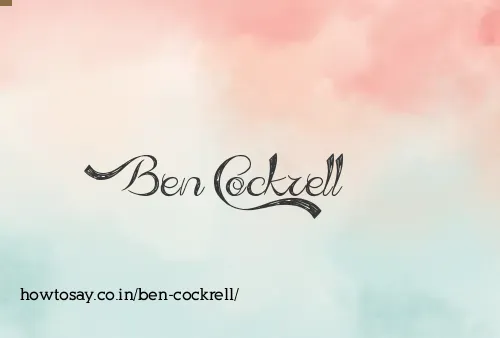 Ben Cockrell