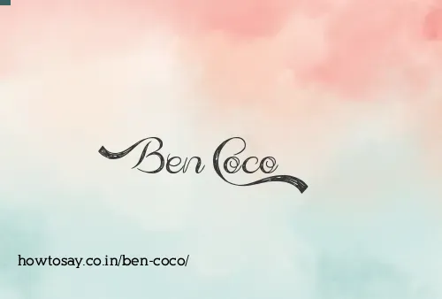 Ben Coco