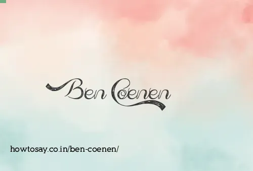 Ben Coenen