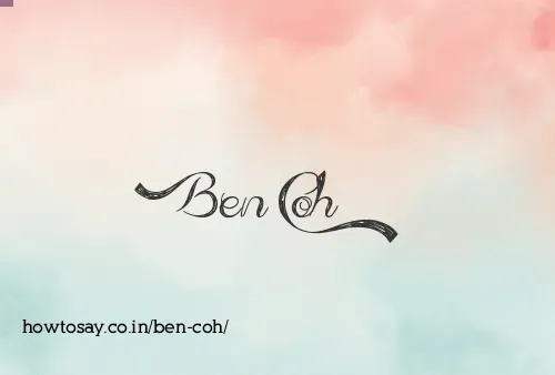 Ben Coh