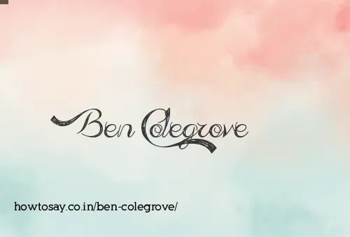 Ben Colegrove