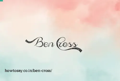 Ben Cross