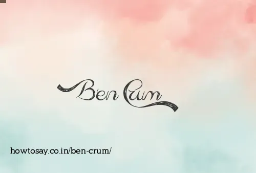 Ben Crum