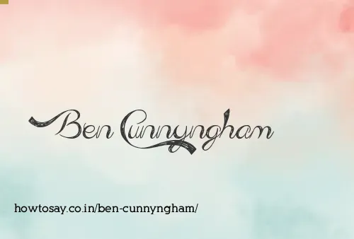 Ben Cunnyngham