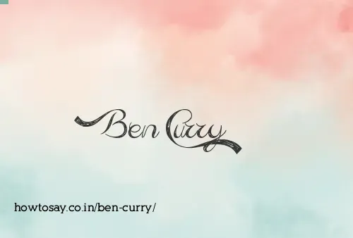 Ben Curry