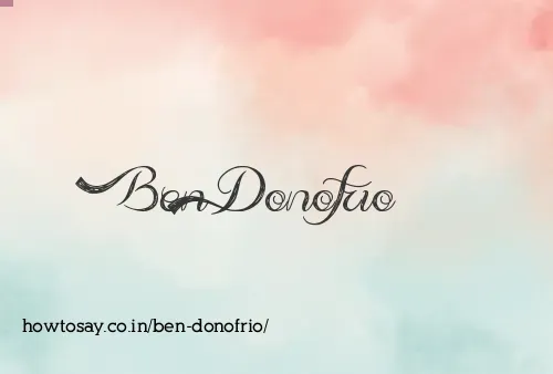 Ben Donofrio