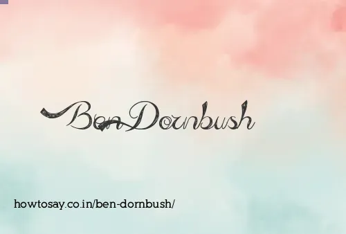 Ben Dornbush