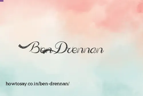 Ben Drennan