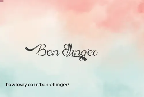Ben Ellinger