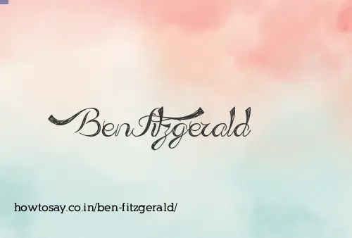 Ben Fitzgerald
