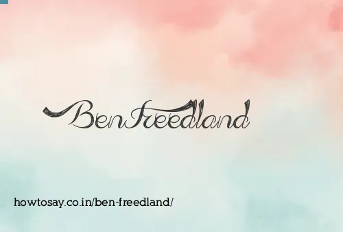 Ben Freedland