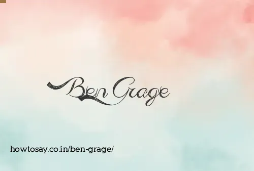Ben Grage