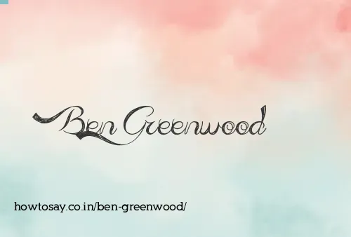 Ben Greenwood