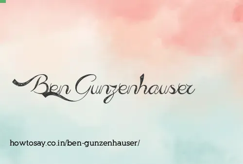 Ben Gunzenhauser