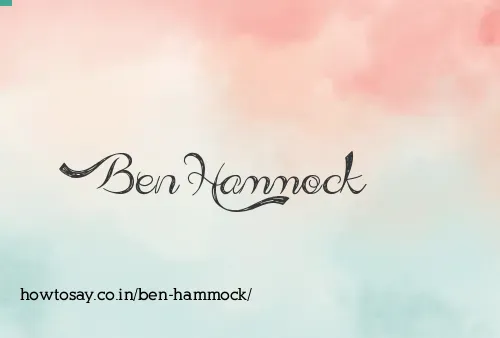Ben Hammock