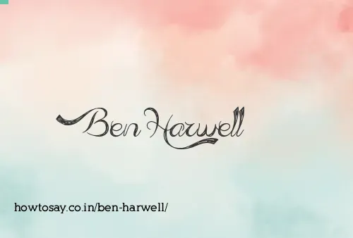 Ben Harwell