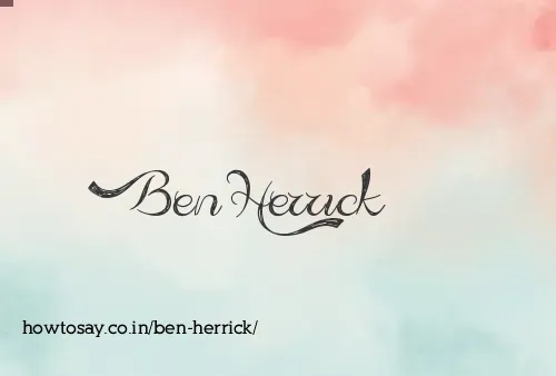 Ben Herrick