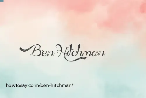 Ben Hitchman