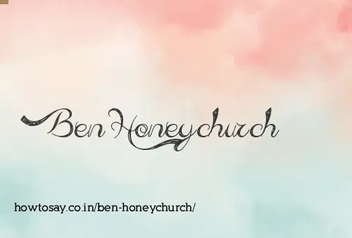 Ben Honeychurch
