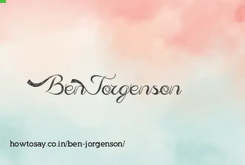 Ben Jorgenson