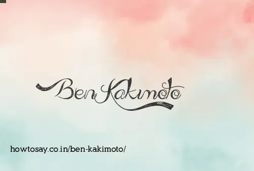 Ben Kakimoto