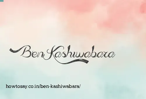 Ben Kashiwabara