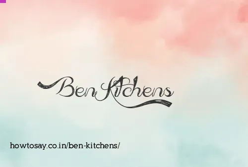 Ben Kitchens