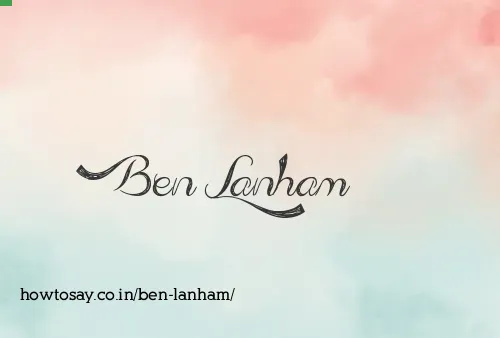Ben Lanham