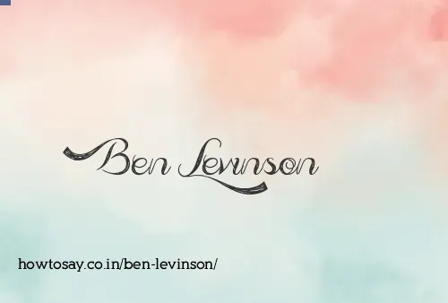 Ben Levinson