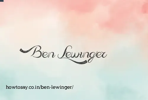 Ben Lewinger