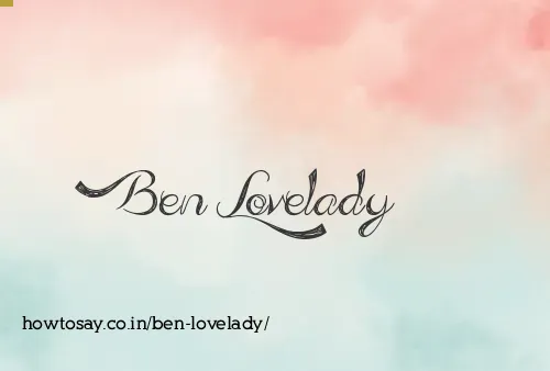 Ben Lovelady