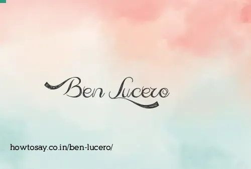 Ben Lucero