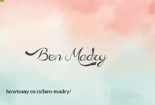 Ben Madry