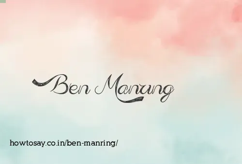 Ben Manring
