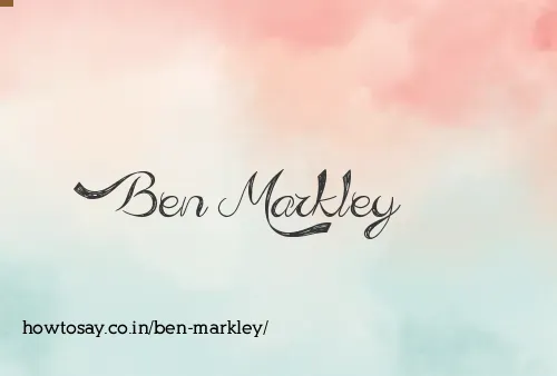 Ben Markley