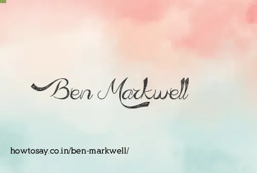 Ben Markwell