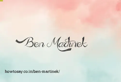 Ben Martinek