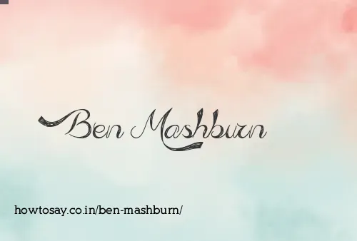 Ben Mashburn