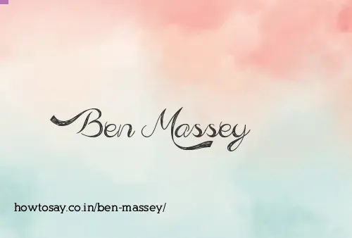 Ben Massey