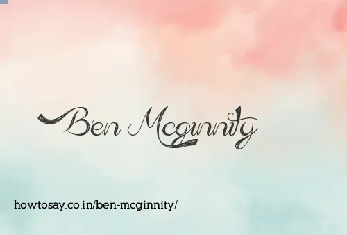Ben Mcginnity