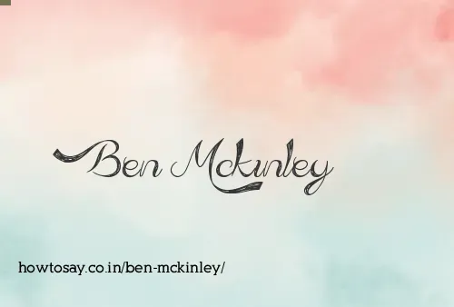 Ben Mckinley