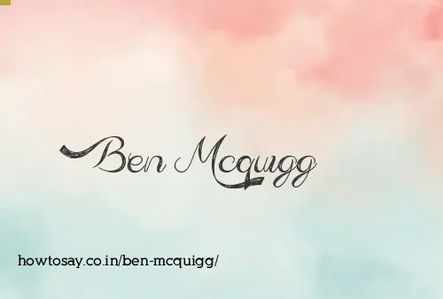 Ben Mcquigg
