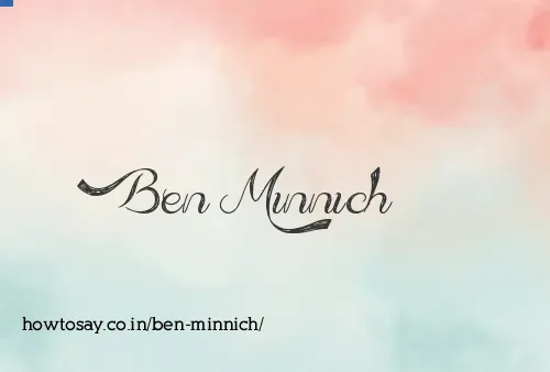 Ben Minnich
