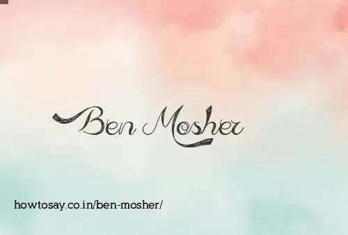 Ben Mosher