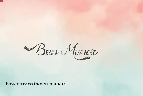 Ben Munar